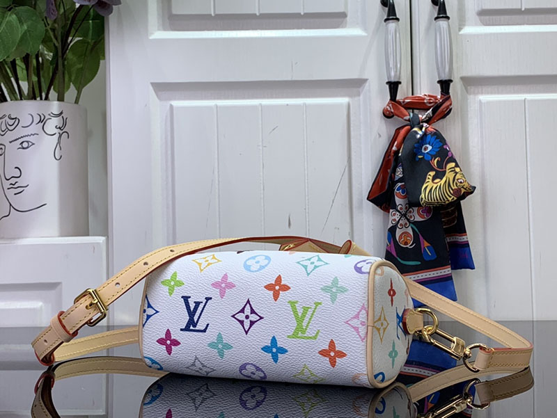 村上隆 ルイヴィトン LV × TM ナノ・スピーディ マルチカラー M13391 モノグラム ゴールド金具 ルイヴィトン 村上隆 京都 - 画像 (7)