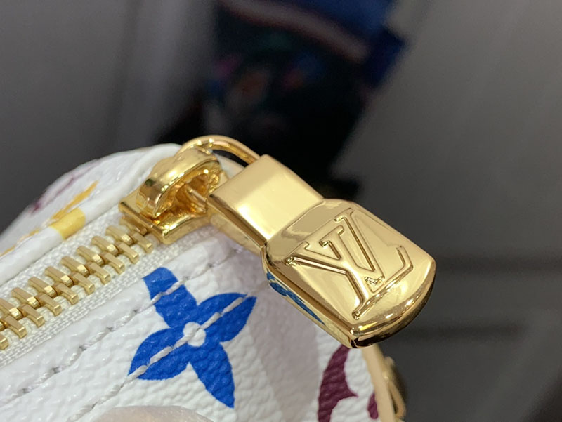 村上隆 ルイヴィトン LV × TM ナノ・スピーディ マルチカラー M13391 モノグラム ゴールド金具 ルイヴィトン 村上隆 京都 - 画像 (6)