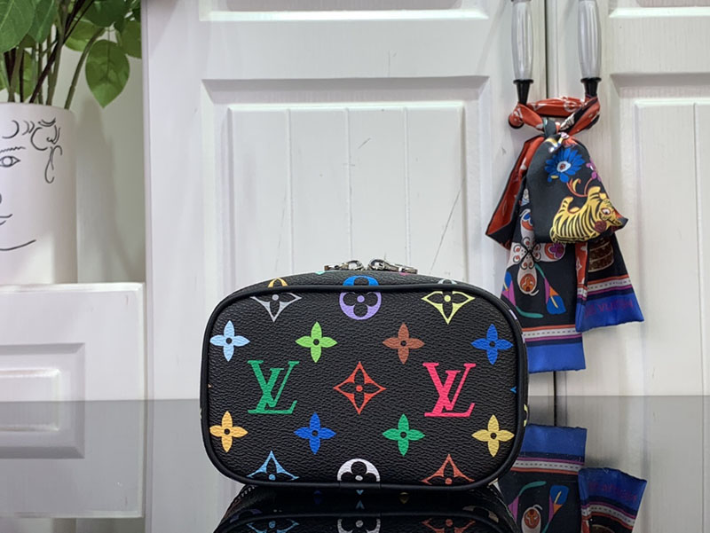 村上隆 ルイヴィトン LV x TM Nice Nano マルチカラー M14033 モノグラム ゴールド金具 ルイヴィトン 村上隆 予約 - 画像 (7)