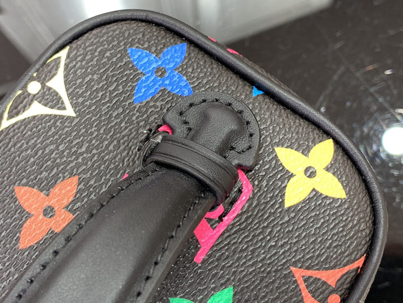 村上隆 ルイヴィトン LV x TM Nice Nano マルチカラー M14033 モノグラム ゴールド金具 ルイヴィトン 村上隆 予約 - 画像 (4)