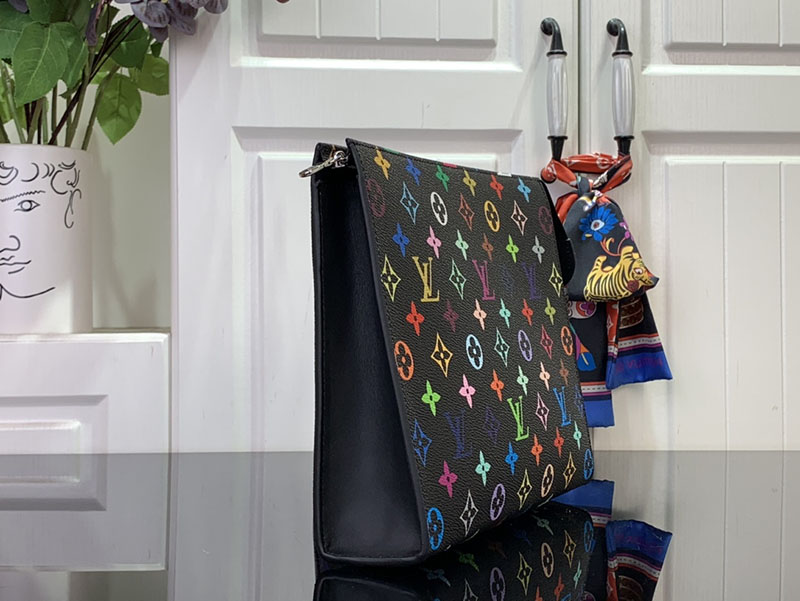 村上隆 ルイヴィトン LV x TM Toiletry Pouch マルチカラー M13746 モノグラム ゴールド金具 ルイヴィトン 村上隆 メンズ - 画像 (9)
