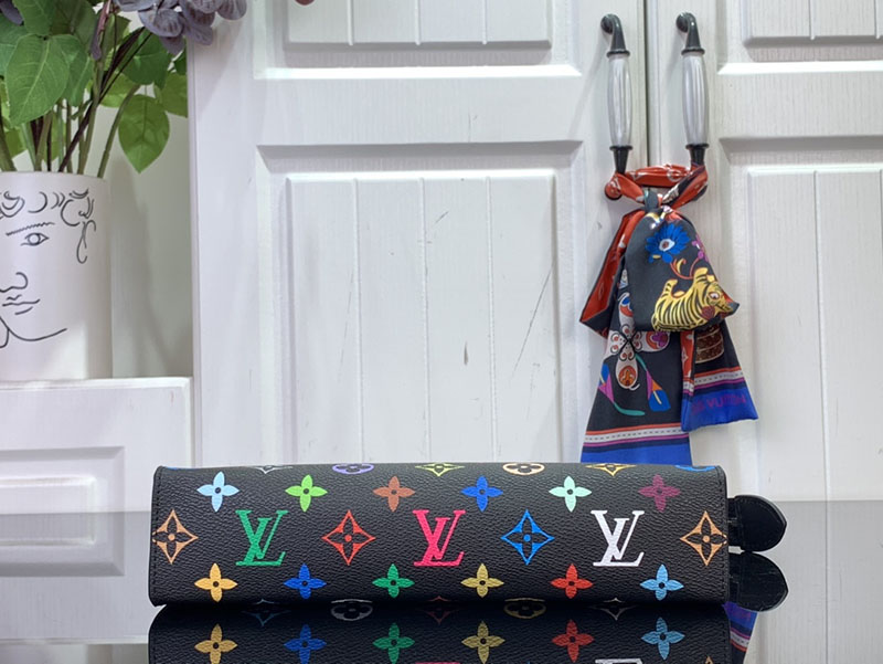 村上隆 ルイヴィトン LV x TM Toiletry Pouch マルチカラー M13746 モノグラム ゴールド金具 ルイヴィトン 村上隆 メンズ - 画像 (7)