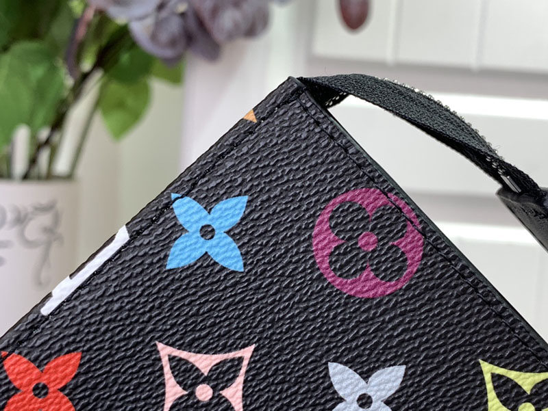 村上隆 ルイヴィトン LV x TM Toiletry Pouch マルチカラー M13746 モノグラム ゴールド金具 ルイヴィトン 村上隆 メンズ - 画像 (3)