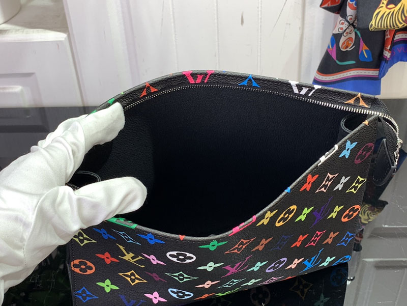 村上隆 ルイヴィトン LV x TM Toiletry Pouch マルチカラー M13746 モノグラム ゴールド金具 ルイヴィトン 村上隆 メンズ - 画像 (2)