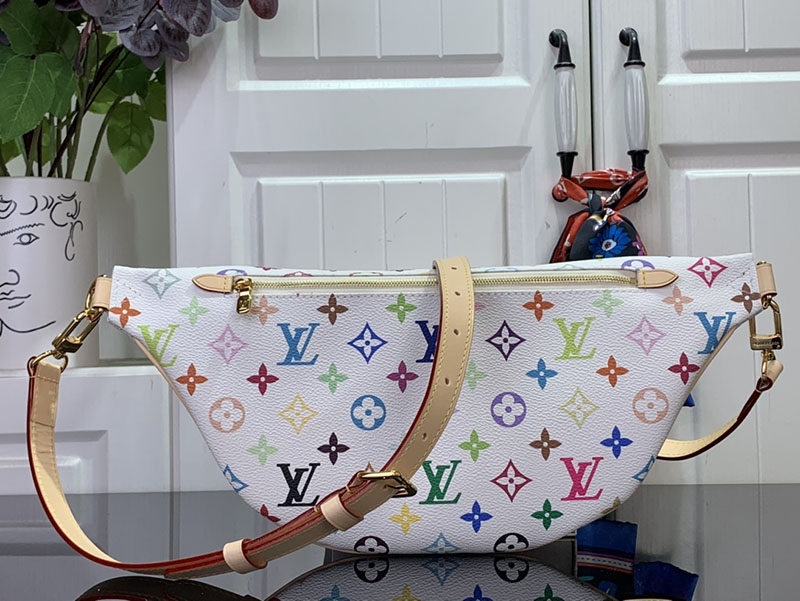 村上隆 ルイヴィトン LV x TM High Rise マルチカラー M13660 モノグラム ゴールド金具 ルイヴィトン 村上隆 メンズ - 画像 (8)