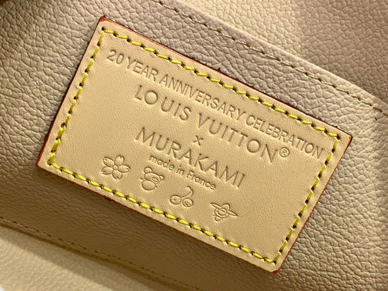 村上隆 ルイヴィトン LV × TM ポシェット・コスメティック PM マルチカラー M13744 モノグラム ゴールド金具 ルイヴィトン 村上隆 昔 - 画像 (2)