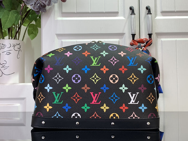 村上隆 ルイヴィトン LV × TM ポシェット・コスメティック GM マルチカラー 2517747 モノグラム ゴールド金具 ルイヴィトン ポーチ メンズ - 画像 (8)