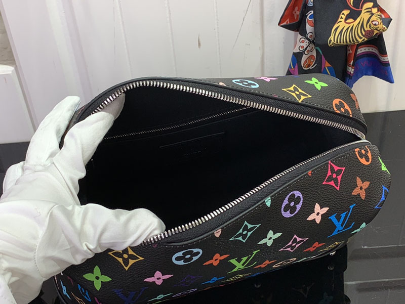 村上隆 ルイヴィトン LV × TM ポシェット・コスメティック GM マルチカラー 2517747 モノグラム ゴールド金具 ルイヴィトン ポーチ メンズ - 画像 (4)