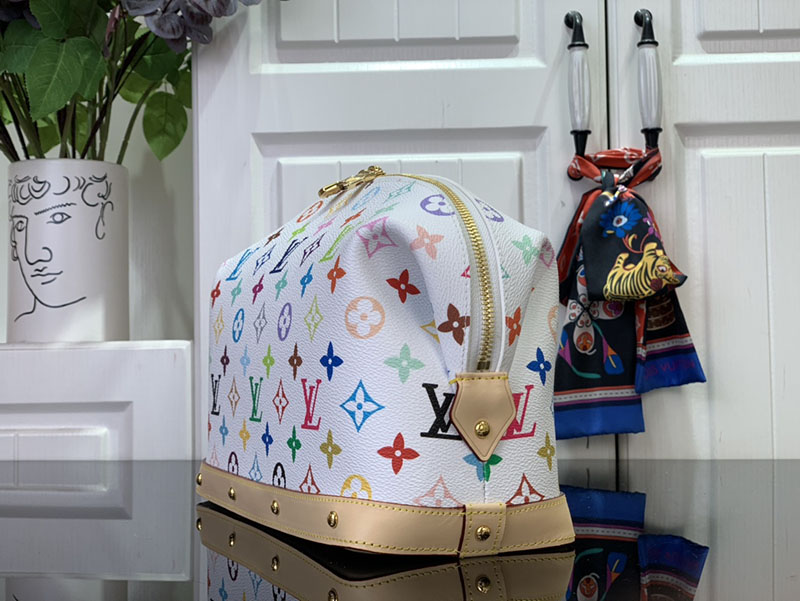 村上隆 ルイヴィトン LV × TM ポシェット・コスメティック GM マルチカラー M13743 モノグラム ゴールド金具 ルイヴィトン 村上隆 メンズ - 画像 (9)