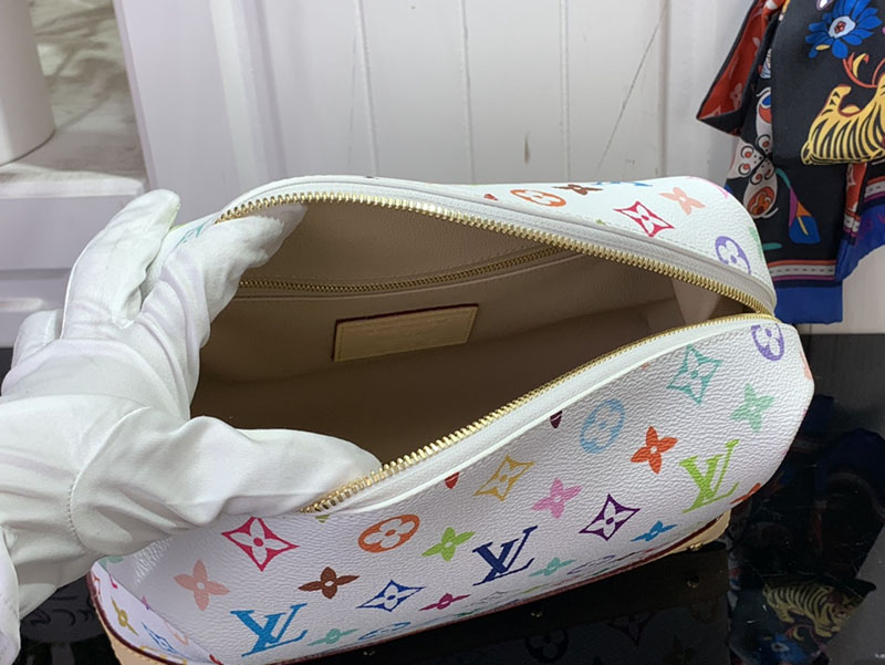 村上隆 ルイヴィトン LV × TM ポシェット・コスメティック GM マルチカラー M13743 モノグラム ゴールド金具 ルイヴィトン 村上隆 メンズ - 画像 (3)