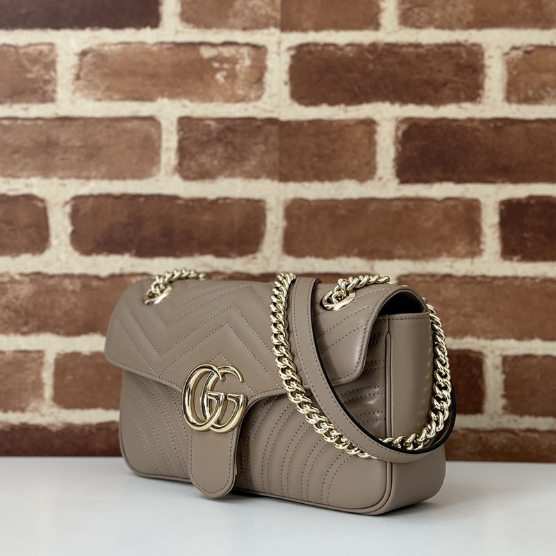 グッチ バッグ 人気 GUCCI GGマーモント スモール ショルダーバッグ 443497 AAER0 1523 トープ グッチ ミニバッグ 人気 - 画像 (9)