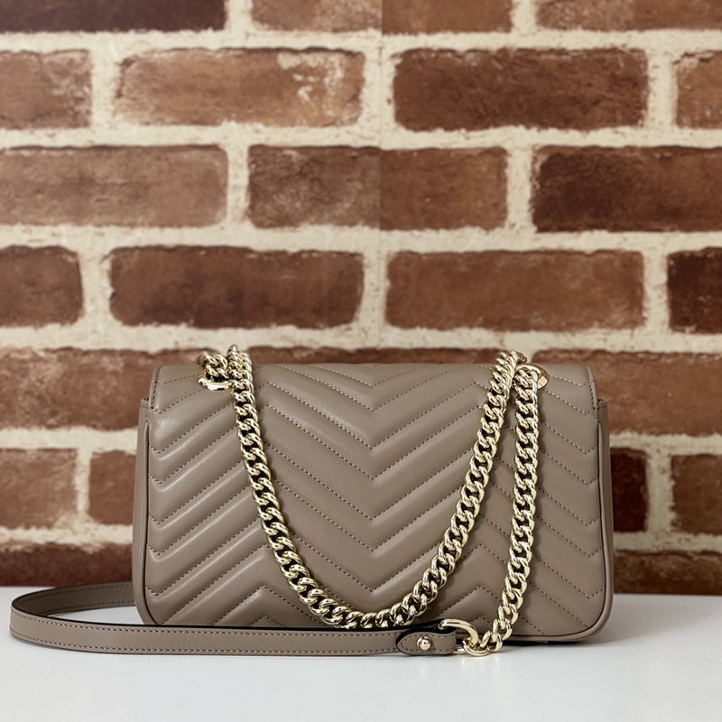 グッチ バッグ 人気 GUCCI GGマーモント スモール ショルダーバッグ 443497 AAER0 1523 トープ グッチ ミニバッグ 人気 - 画像 (8)