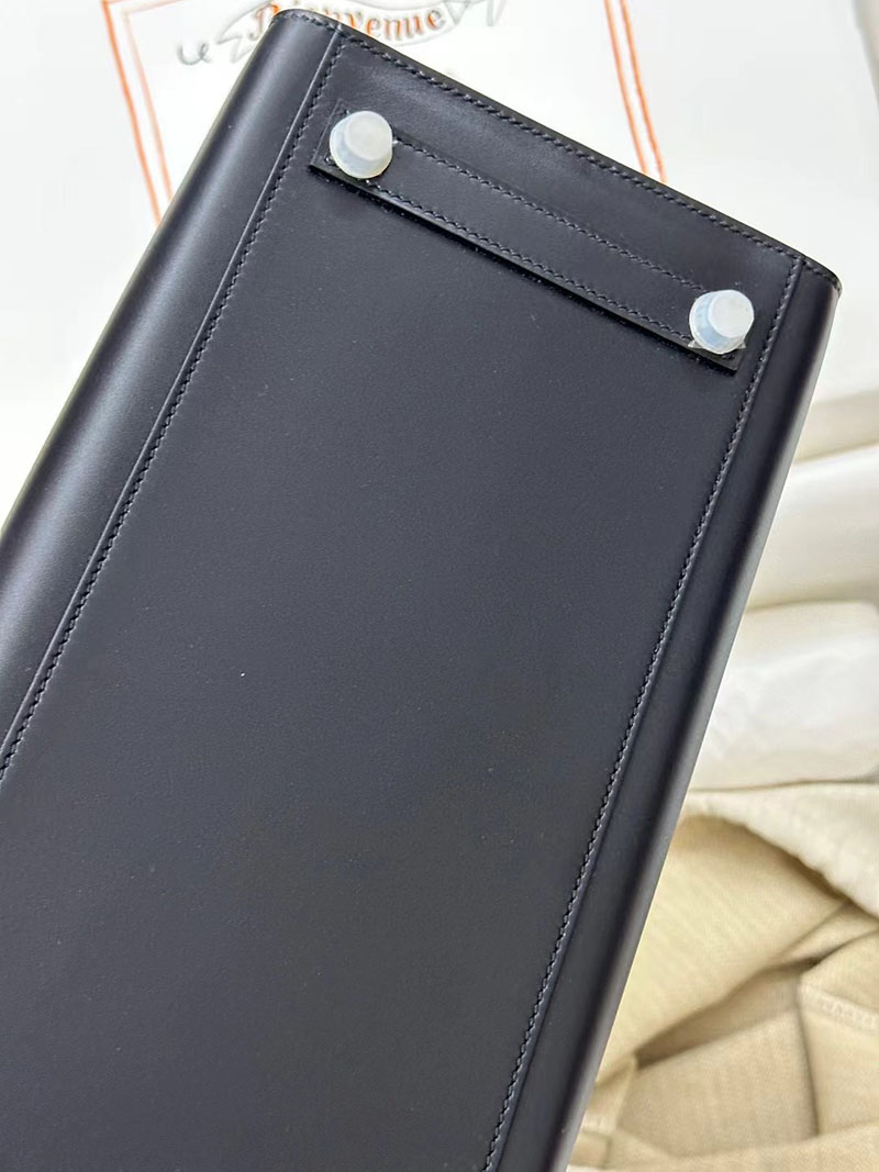 人気色 H品 エルメス バーキン30 セリエ 黒 ブラック ボックスカーフ シルバー金具 2517807 バーキン 外縫い 内縫い 人気 - 画像 (3)
