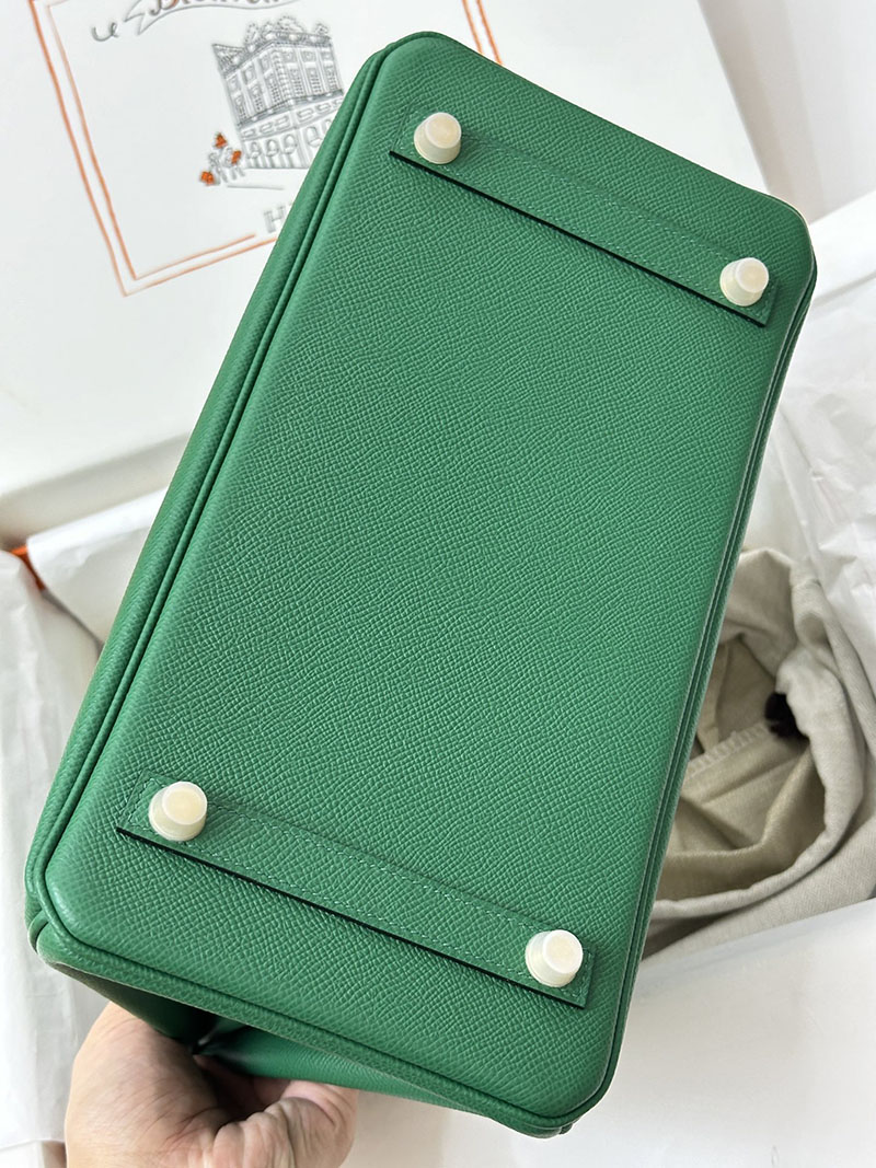人気色 H品 エルメス バーキン30 ヴェールヴェルティゴ ヴォーエプソン ゴールド金具 2517808 バーキン 値段 新品 - 画像 (4)