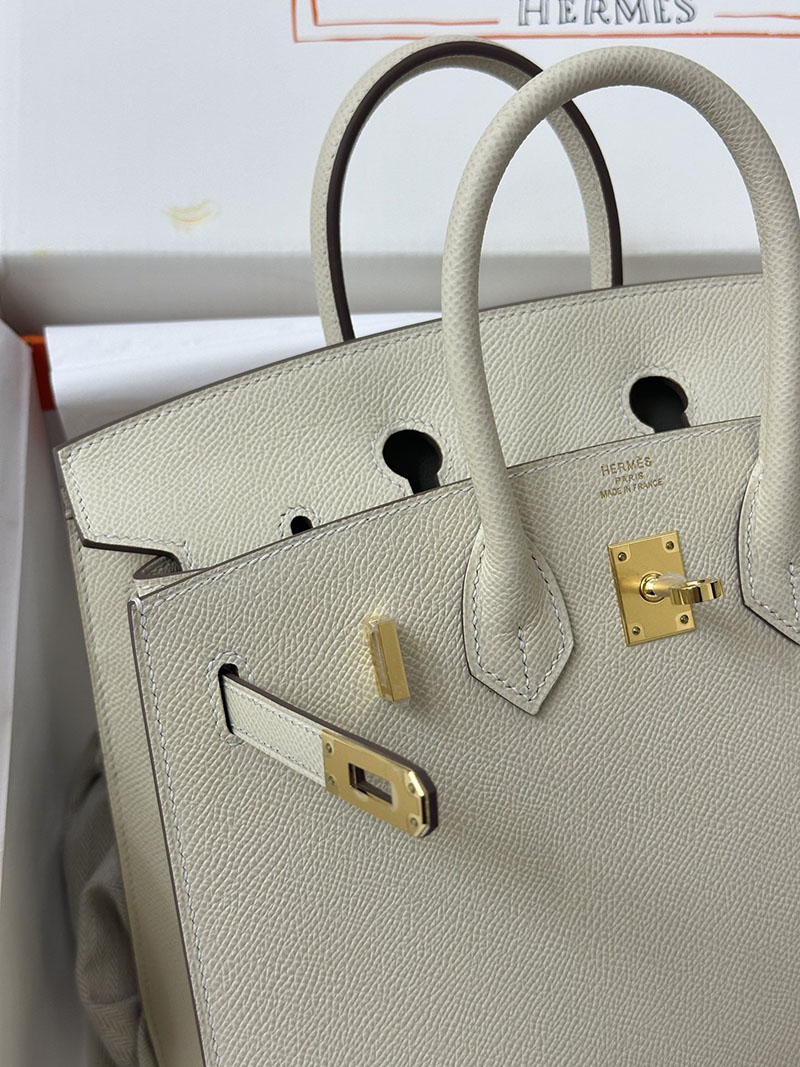 人気色 H品 エルメス バーキン25 セリエ クレ ヴォーエプソン ゴールド金具 2517809 エルメス バーキン 購入方法 - 画像 (4)