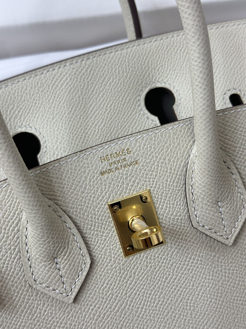 人気色 H品 エルメス バーキン25 セリエ クレ ヴォーエプソン ゴールド金具 2517809 エルメス バーキン 購入方法 - 画像 (3)