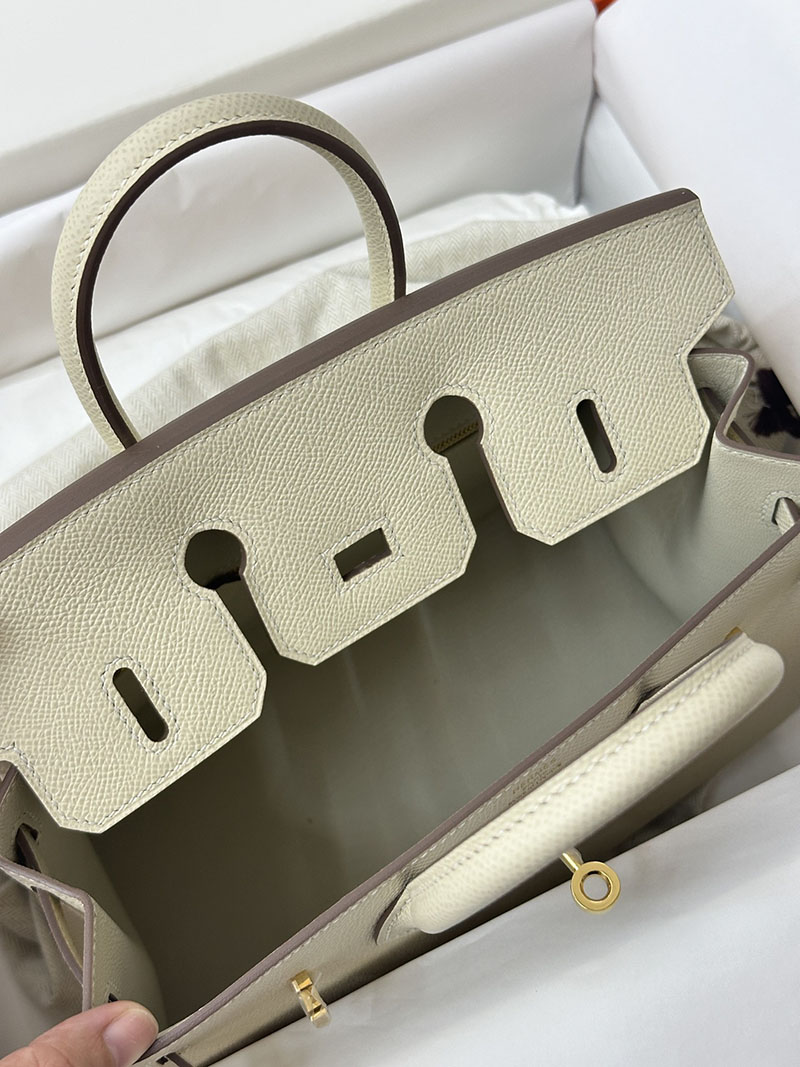 人気色 H品 エルメス バーキン25 セリエ クレ ヴォーエプソン ゴールド金具 2517809 エルメス バーキン 購入方法 - 画像 (2)