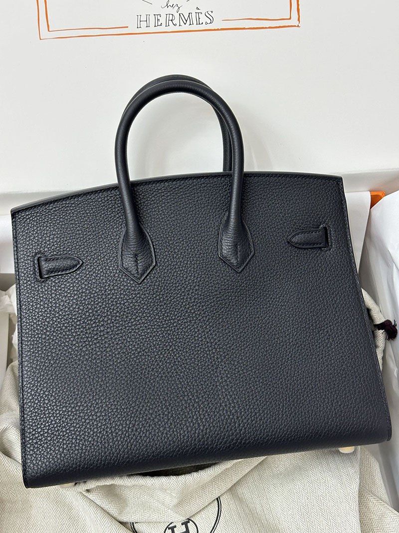 人気色 H品 エルメス バーキン25 セリエ 黒 ブラック トゴ ゴールド金具 2517812 エルメスバーキン25 セリエ - 画像 (9)