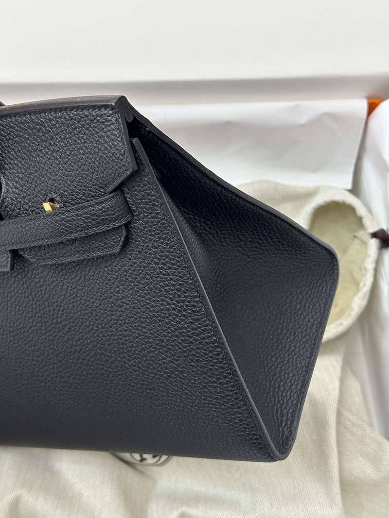 人気色 H品 エルメス バーキン25 セリエ 黒 ブラック トゴ ゴールド金具 2517812 エルメスバーキン25 セリエ - 画像 (8)