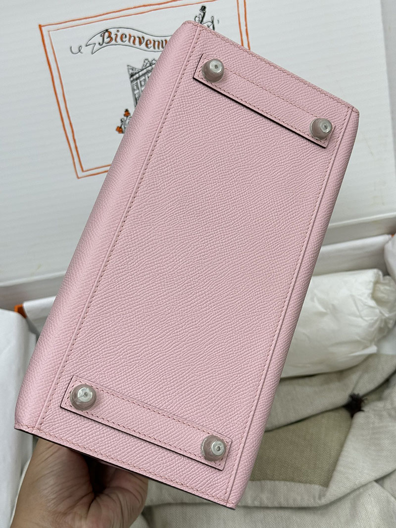 人気色 H品 エルメス バーキン25 セリエ ローズサクラ ヴォーエプソン シルバー金具 2517813 エルメスバーキン25 セリエ - 画像 (3)