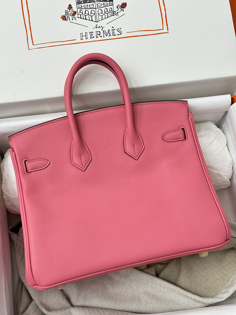 人気色 H品 エルメス バーキン25 ローズアザレ スイフト ゴールド金具 2517834 ブランド 並行輸入 激安 - 画像 (7)