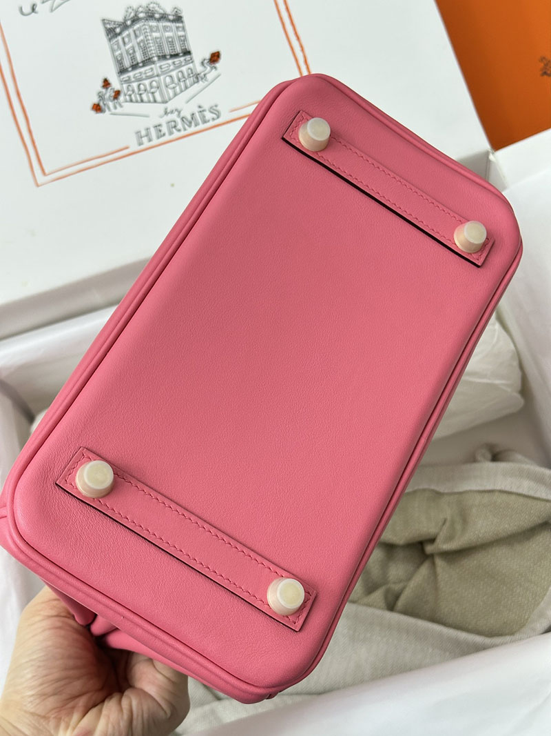 人気色 H品 エルメス バーキン25 ローズアザレ スイフト ゴールド金具 2517834 ブランド 並行輸入 激安 - 画像 (4)