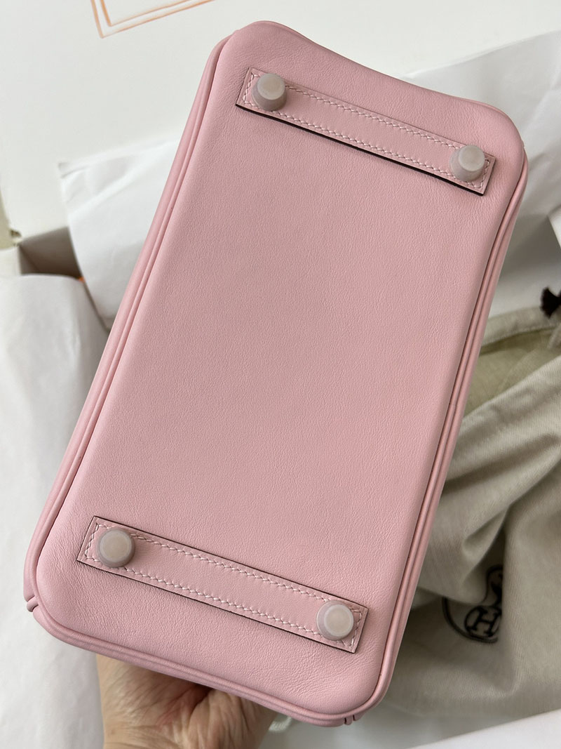 人気色 H品 エルメス バーキン25 ローズサクラ スイフト ローズゴールド金具 2517835 並行輸入品 安すぎる - 画像 (6)