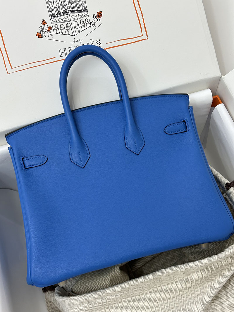 人気色 H品 エルメス バーキン25 ブルーイドラ/ローズウッド スイフト ゴールド金具 2517836 並行輸入品 安すぎる - 画像 (8)
