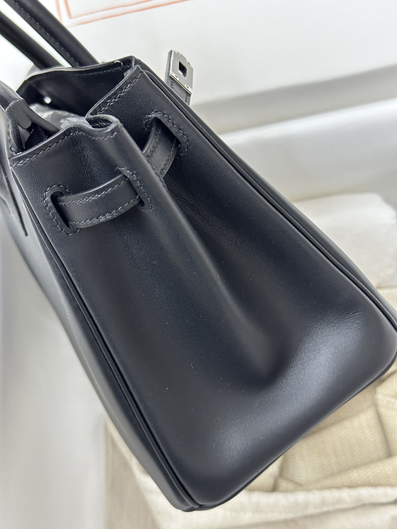 人気色 H品 エルメス バーキン25 黒 ブラック ジョナサン シルバー金具 2517837 エルメスバッグ種類一覧 - 画像 (3)
