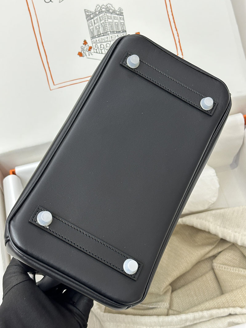 人気色 H品 エルメス バーキン25 黒 ブラック ジョナサン シルバー金具 2517837 エルメスバッグ種類一覧 - 画像 (2)