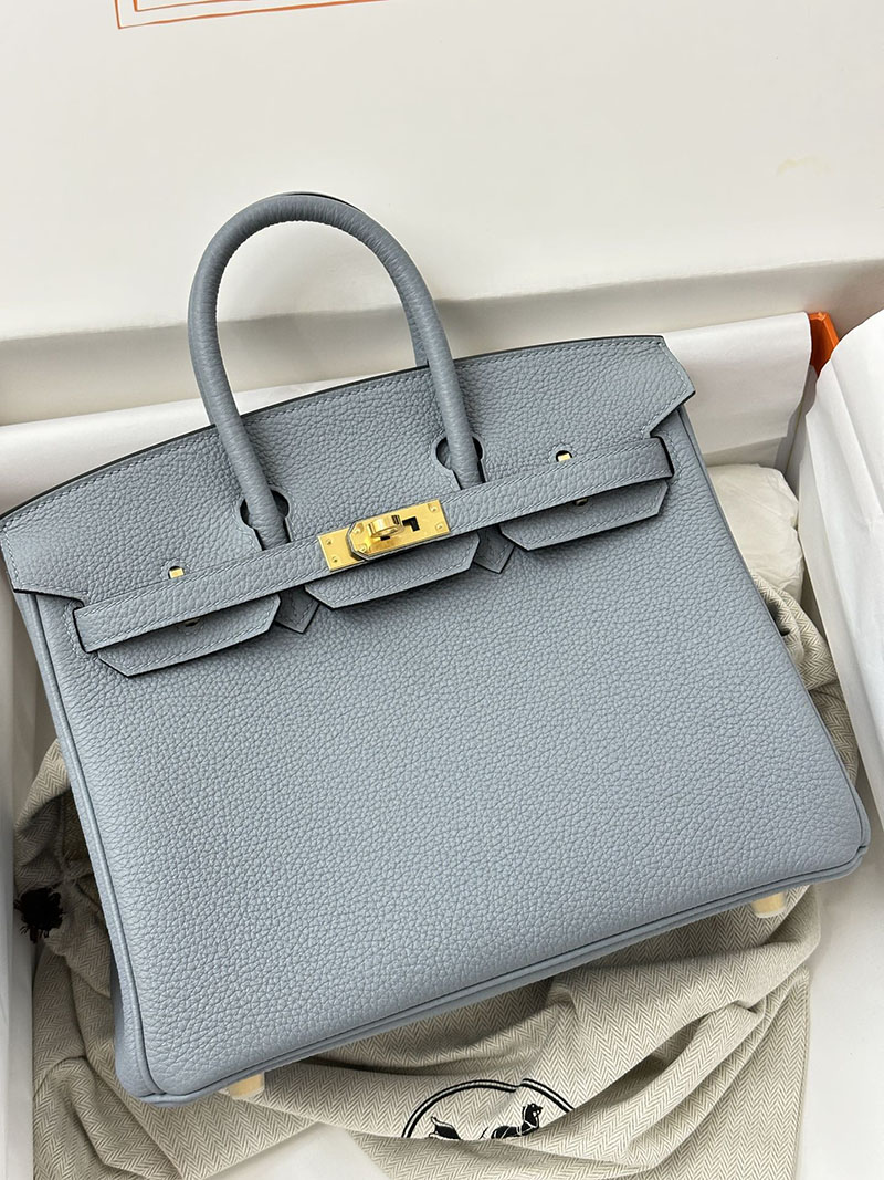 人気色 H品 エルメス バーキン25 ブルーラン トゴ ゴールド金具 2517838 エルメスバッグ種類一覧 - 画像 (8)