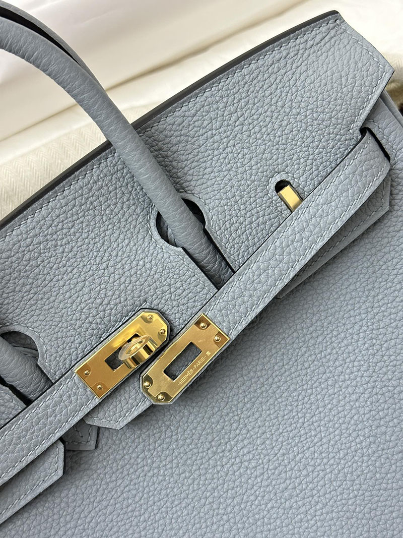 人気色 H品 エルメス バーキン25 ブルーラン トゴ ゴールド金具 2517838 エルメスバッグ種類一覧 - 画像 (4)