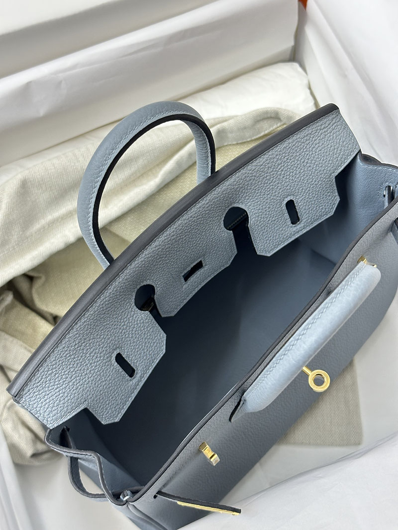 人気色 H品 エルメス バーキン25 ブルーラン トゴ ゴールド金具 2517838 エルメスバッグ種類一覧 - 画像 (2)