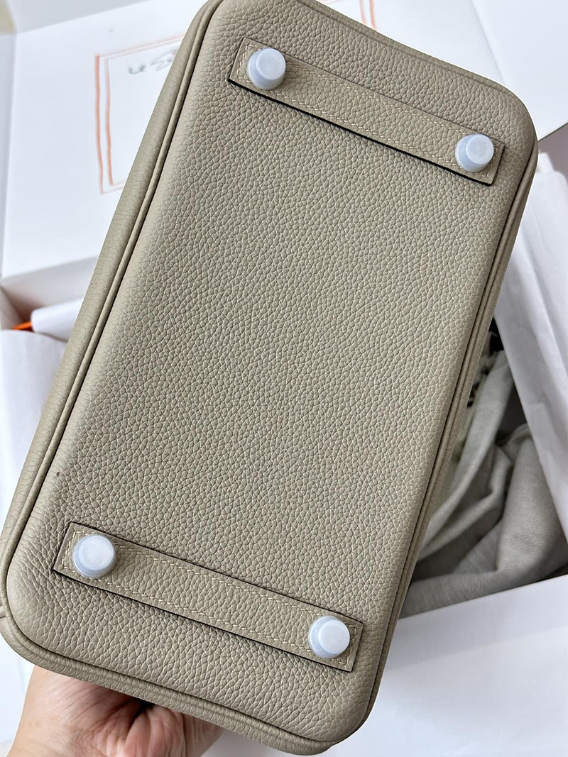 人気色 H品 エルメス バーキン25 トゥルティールグレー トゴ シルバー金具 2517839 エルメスバッグ種類一覧 - 画像 (6)
