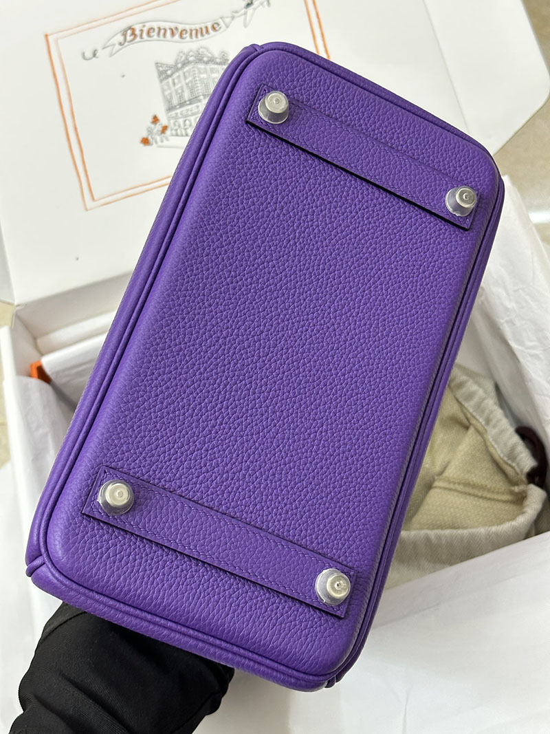 人気色 H品 エルメス バーキン25 クロッカス トゴ シルバー金具 2517840 エルメス ハンドバッグ 種類 - 画像 (6)