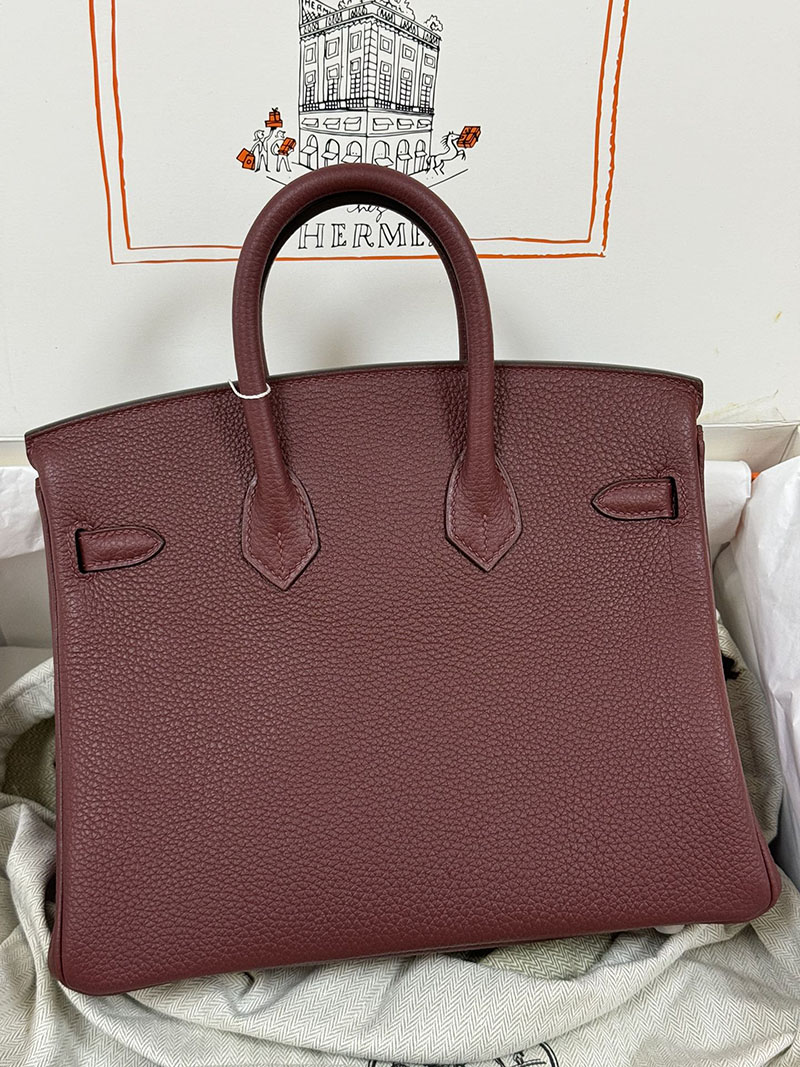 人気色 H品 エルメス バーキン25 ボルドー トゴ ゴールド金具 2517841 エルメス ハンドバッグ 種類 - 画像 (6)