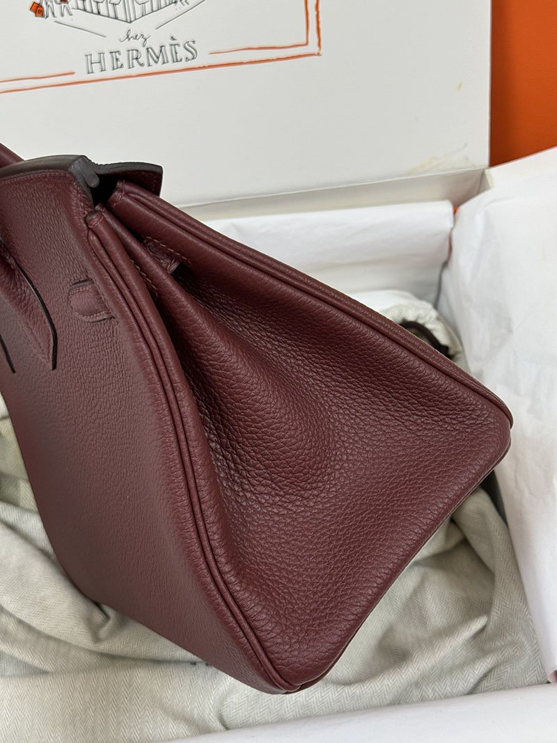 人気色 H品 エルメス バーキン25 ボルドー トゴ ゴールド金具 2517841 エルメス ハンドバッグ 種類 - 画像 (5)