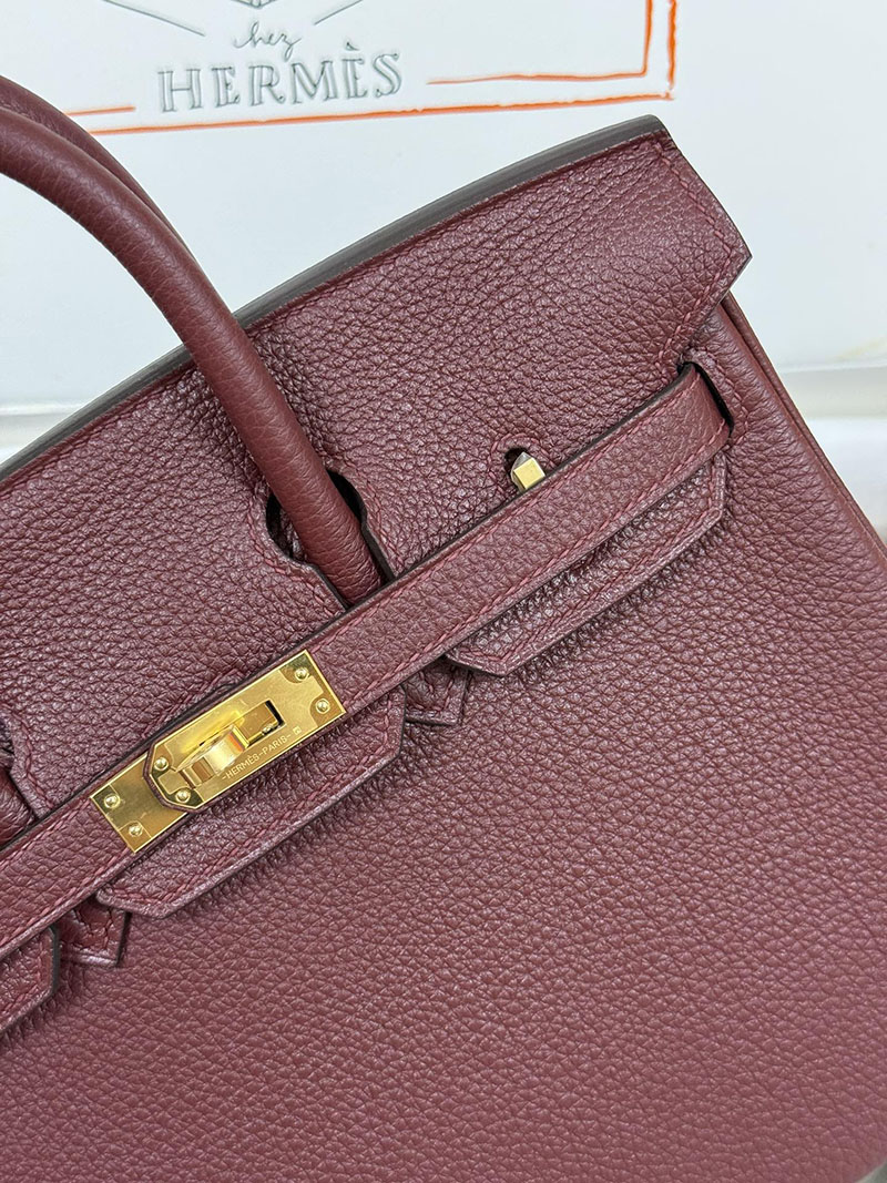 人気色 H品 エルメス バーキン25 ボルドー トゴ ゴールド金具 2517841 エルメス ハンドバッグ 種類 - 画像 (3)