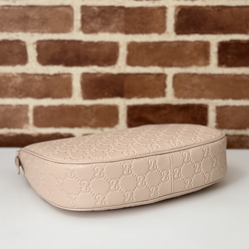 グッチ バッグ 人気 GUCCI GG EMBLEM MEDIUM SHOULDER BAG 820453 AAEEM 6802 ライトピンク グッチ アフロディーテ 口コミ - 画像 (7)
