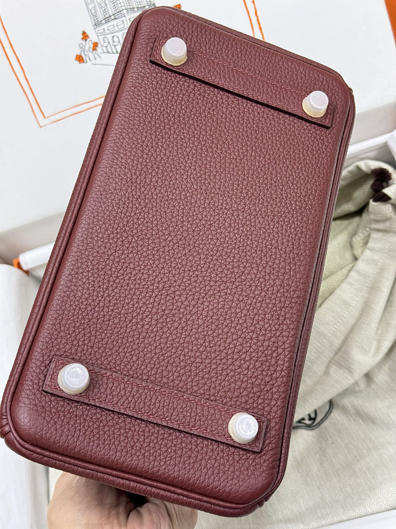 人気色 H品 エルメス バーキン25 ルージュアッシュ トゴ ゴールド金具 2517857 エルメス バッグ 安い - 画像 (8)