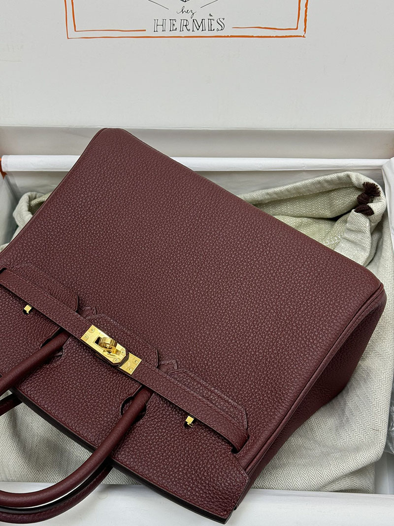 人気色 H品 エルメス バーキン25 ルージュアッシュ トゴ ゴールド金具 2517857 エルメス バッグ 安い - 画像 (6)