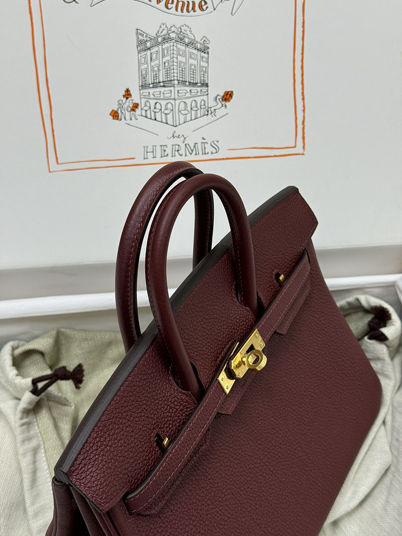 人気色 H品 エルメス バーキン25 ルージュアッシュ トゴ ゴールド金具 2517857 エルメス バッグ 安い - 画像 (5)
