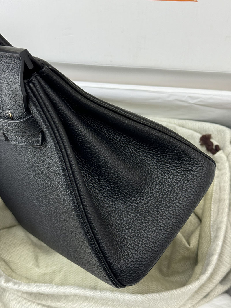人気色 H品 エルメス バーキン25 黒 ブラック トゴ ローズゴールド金具 2517858 エルメス バッグ 安い - 画像 (9)