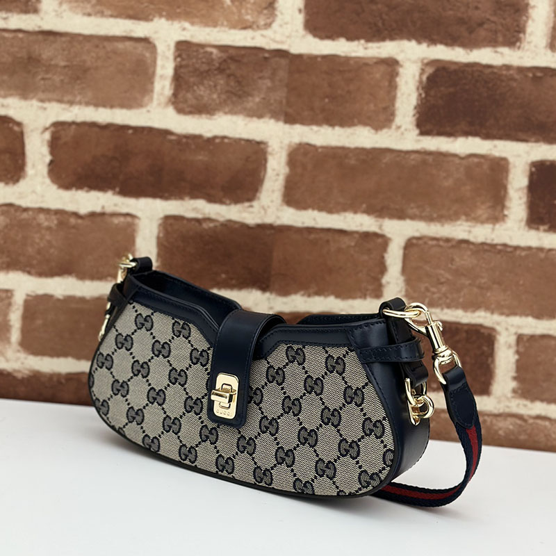 グッチ バッグ 人気 GUCCI ムーンサイド ミニ ショルダーバッグ 786015 FADAC 8559 ベージュ&ブラック グッチ ショルダーバッグ 新品 - 画像 (9)