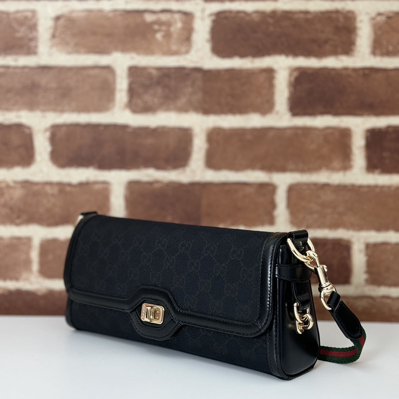 グッチ バッグ 人気 GUCCI ルーチェ スモール ショルダーバッグ 786027 FADAC 1060 ブラック グッチ ショルダーバッグ 新品 - 画像 (9)