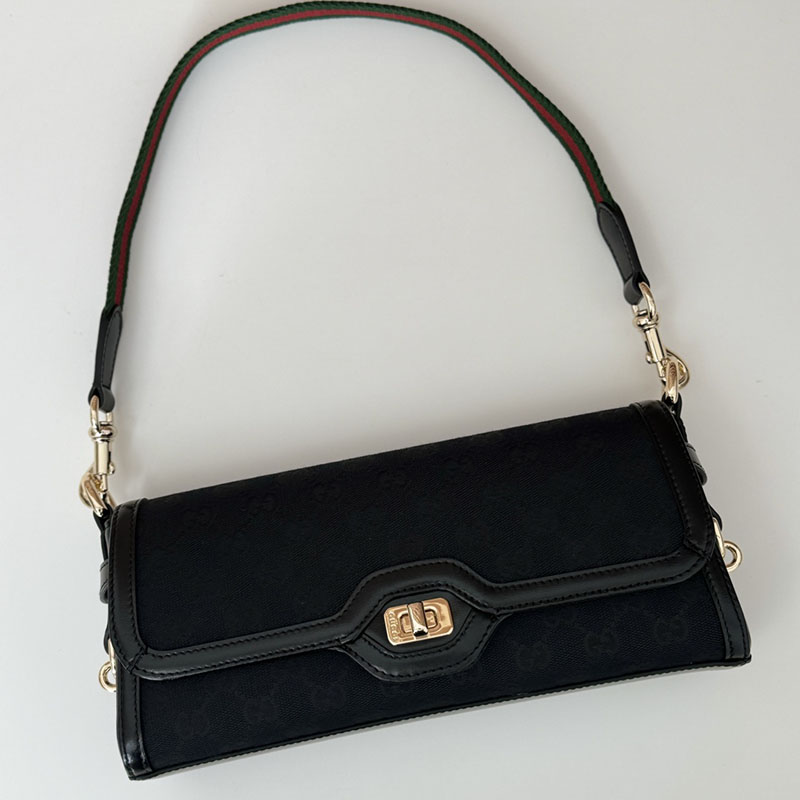 グッチ バッグ 人気 GUCCI ルーチェ スモール ショルダーバッグ 786027 FADAC 1060 ブラック グッチ ショルダーバッグ 新品 - 画像 (6)