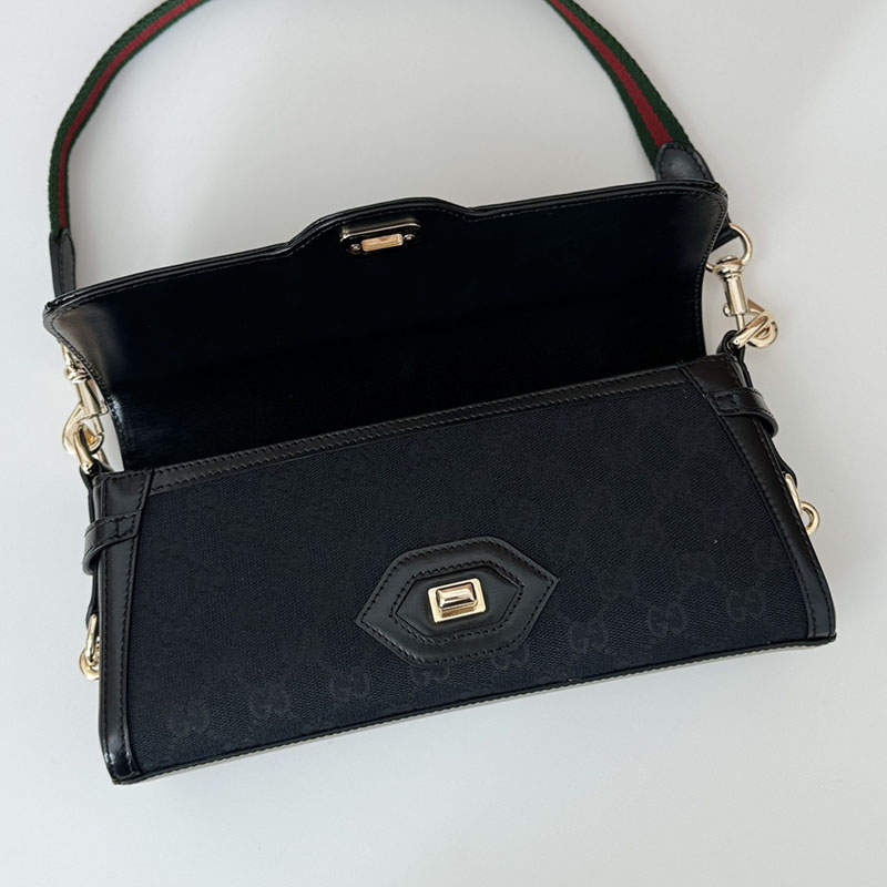 グッチ バッグ 人気 GUCCI ルーチェ スモール ショルダーバッグ 786027 FADAC 1060 ブラック グッチ ショルダーバッグ 新品 - 画像 (3)