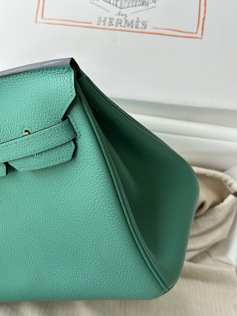 人気色 H品 エルメス バーキン25 ヴェールヴェロン トゴ ゴールド金具 2517878 バーキン25 トゴ 定価 - 画像 (8)