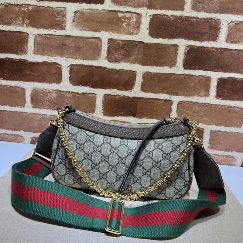 グッチ バッグ 人気 GUCCI オフィディア スモール ショルダーバッグ 735132 FABLE 9442 ベージュ&ブラウン グッチ ショルダーバッグ 小さめ - 画像 (8)