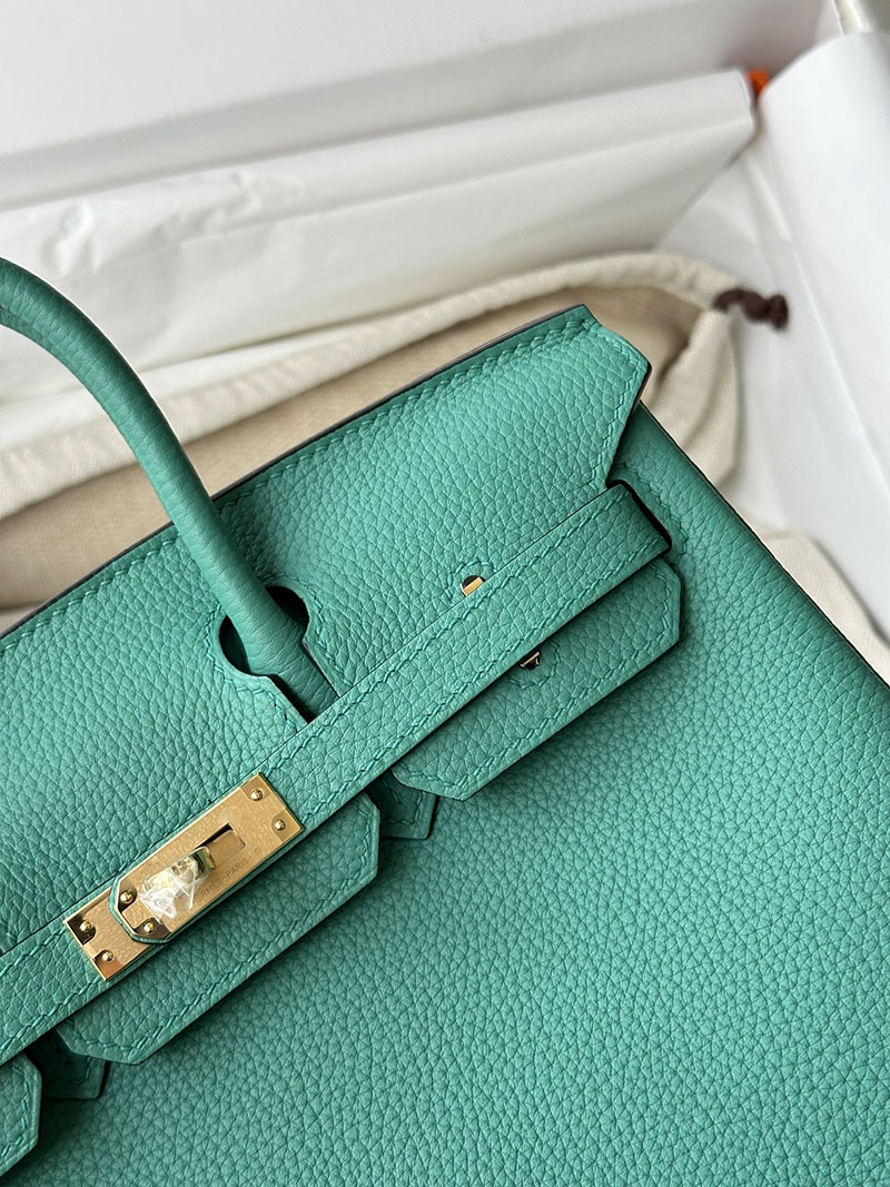 人気色 H品 エルメス バーキン25 ヴェールヴェロン トゴ ゴールド金具 2517878 バーキン25 トゴ 定価 - 画像 (4)
